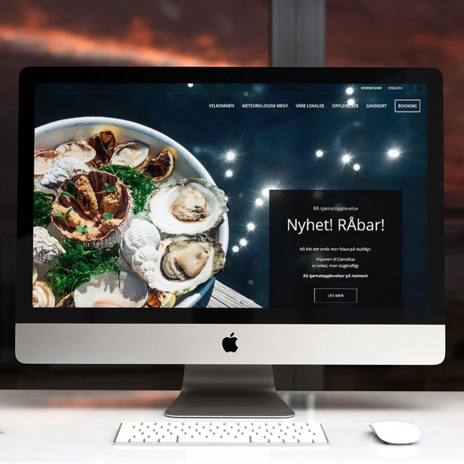 Cornelius Sjømatrestaurant Bergen — fotografering og prosjektledelse